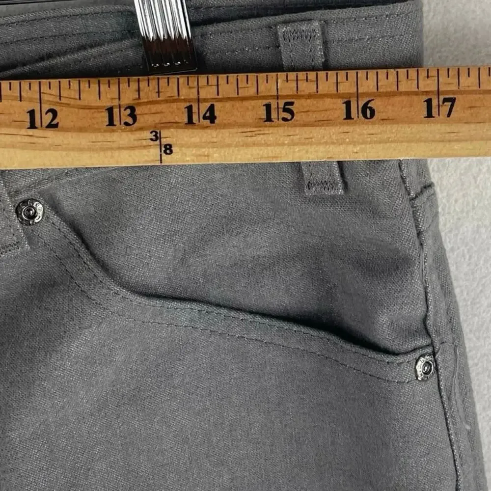 Vintage 1998 Levi's Action Jeans Mens 35x32 Gray Straight Leg Cotton Blend NWT